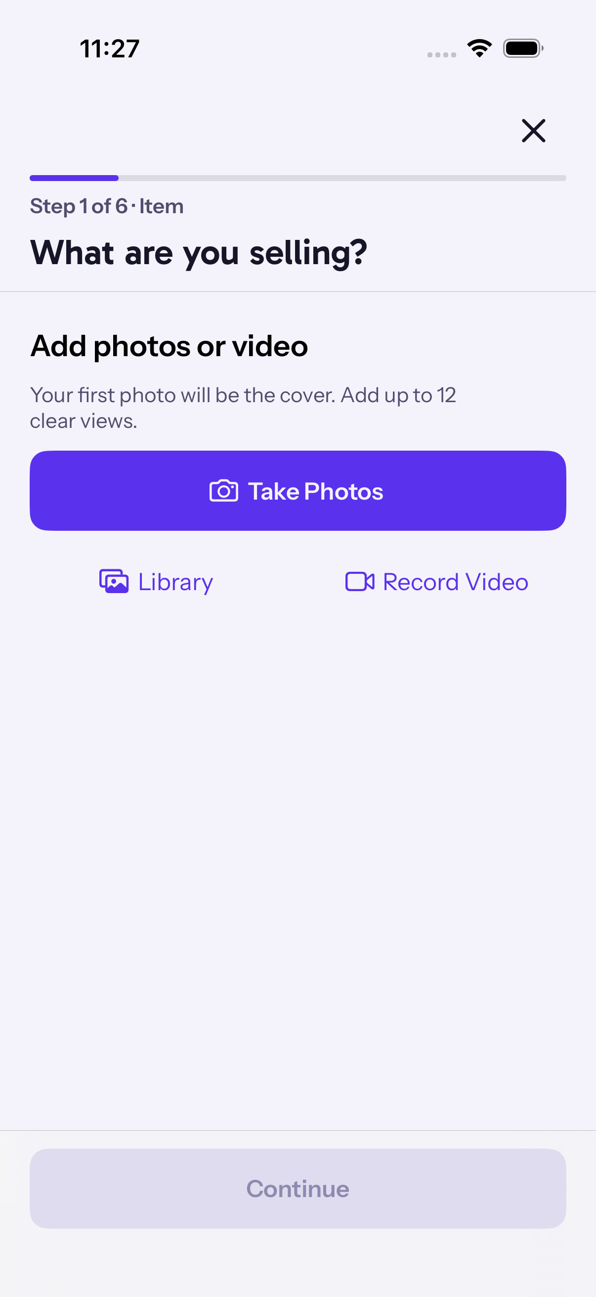 Create a Gbanjo listing in the app